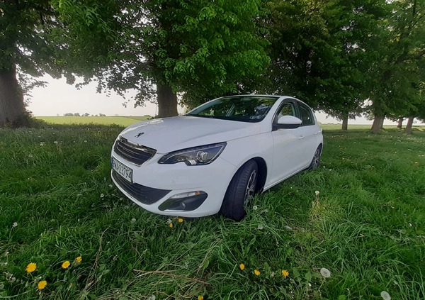 Peugeot 308 cena 38500 przebieg: 116360, rok produkcji 2015 z Wyszogród małe 466